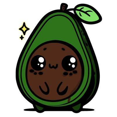 cute avocado