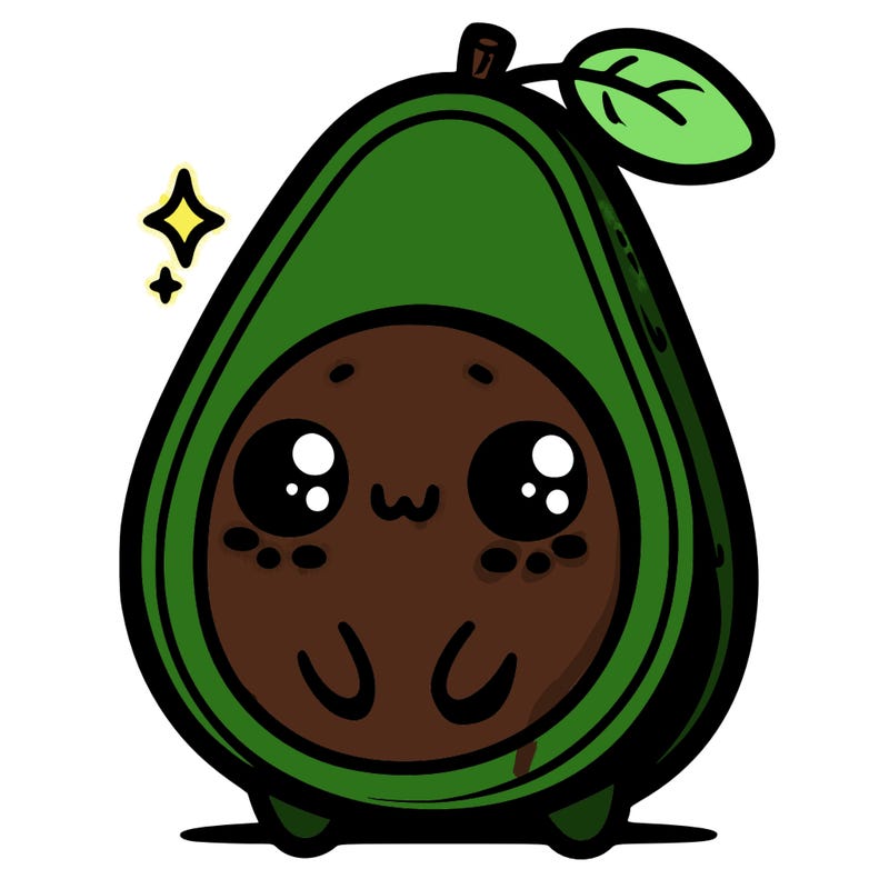 cute avocado