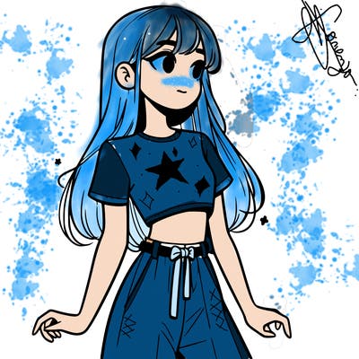 girl in a cute crop top