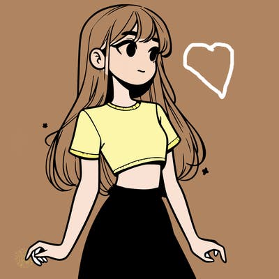 girl in a cute crop top