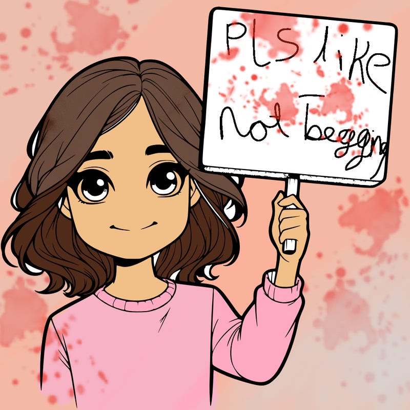 realistic girl holding up a sign