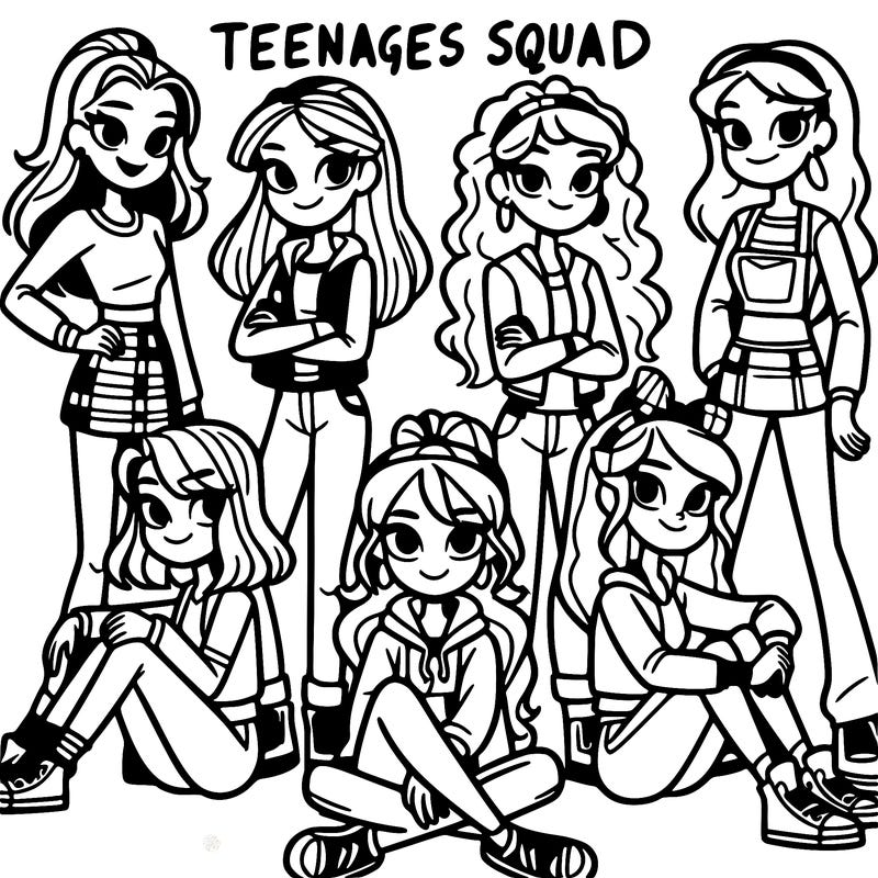 teenage girls squad