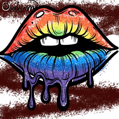 lips that look realistic and drip