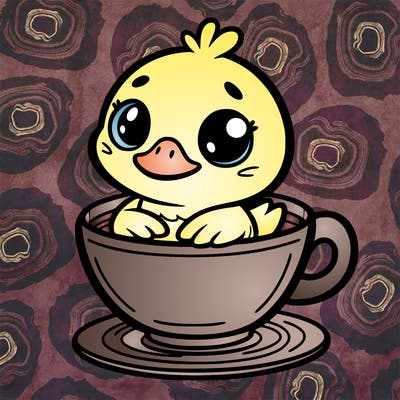 duck in a cup