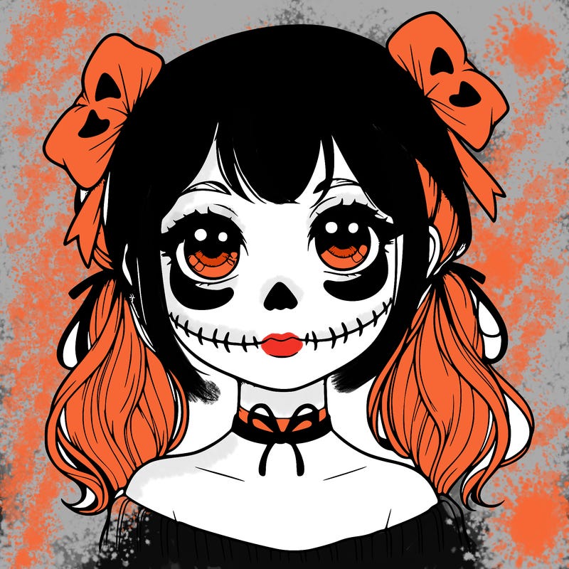 realistic girl halloween