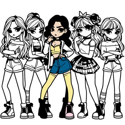 realistic baddie girls