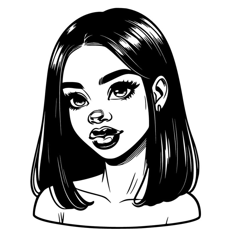 realistic black girl