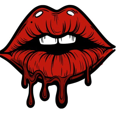 lips that look realistic and drip