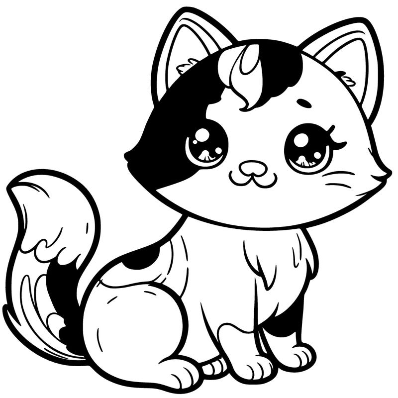 cute calico cat