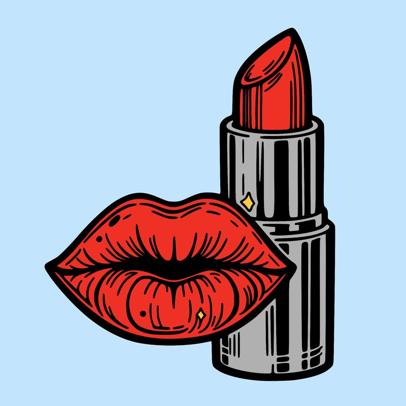 lips and lipstick
