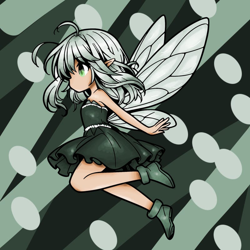 manga fairy flying