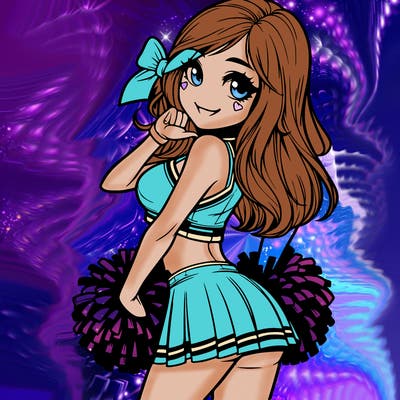 realistic cheerleader