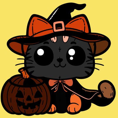 halloween cat