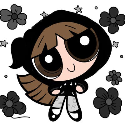 a powerpuff girl