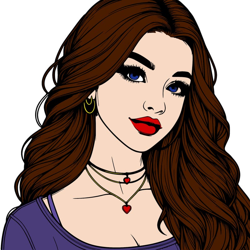 detailed realistic girl