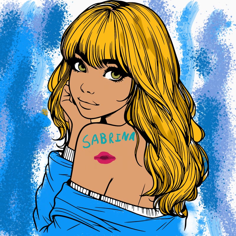 realistic girl with bangs looking over her shoulder