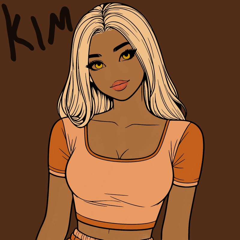 realistic girl with crop top