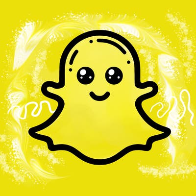 regular snapchat logo