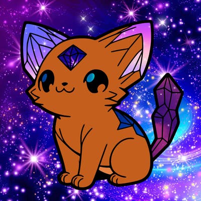 crystal kitten