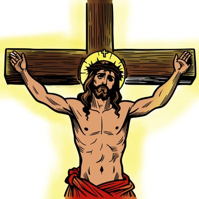 jesus on the cross