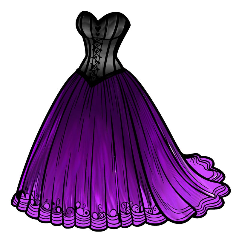 wedding dress-corset and a long and flowy skirt