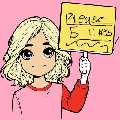 realistic girl holding up a sign