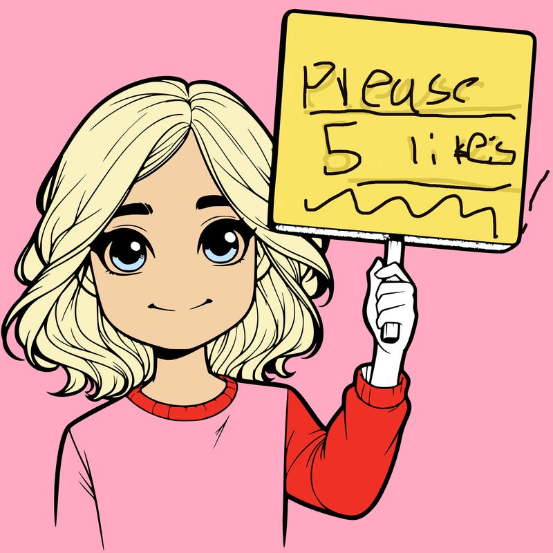 realistic girl holding up a sign