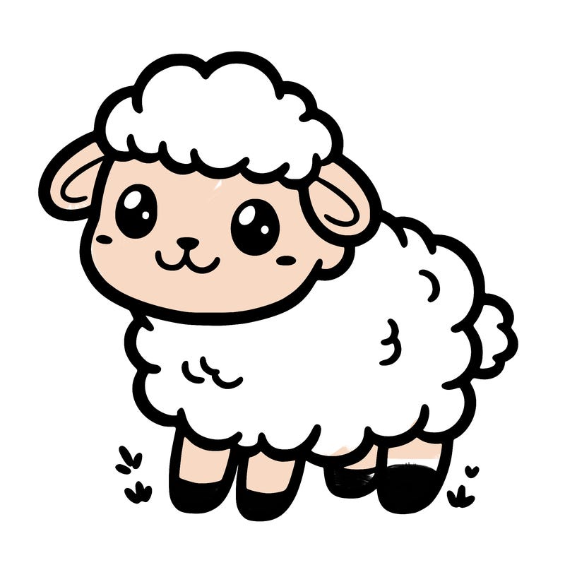 really cute sheep