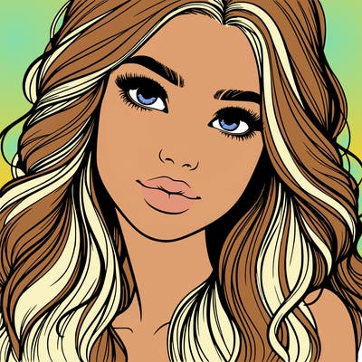 beautiful realistic girl