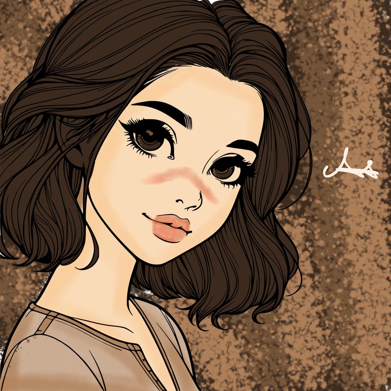beautiful realistic girl