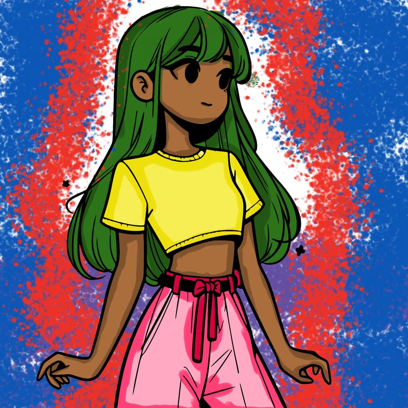 girl in a cute crop top