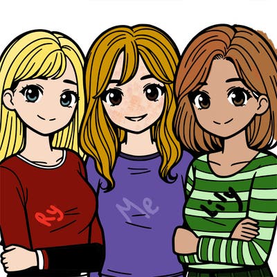 group of 3 female freinds