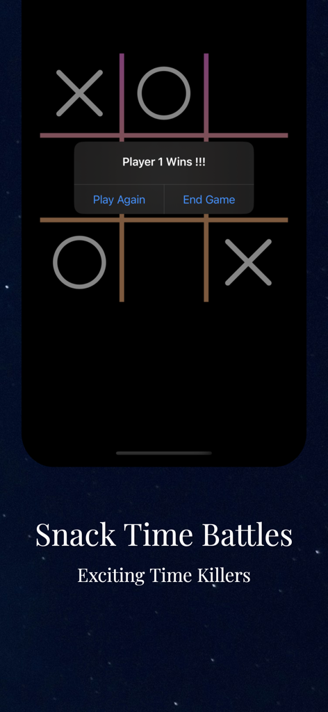2 Players 1 Device: Tabletop - Tic Tac Toe game for two players on one device