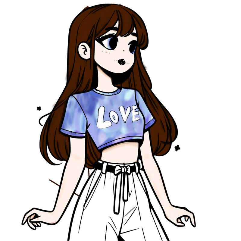 girl in a cute crop top