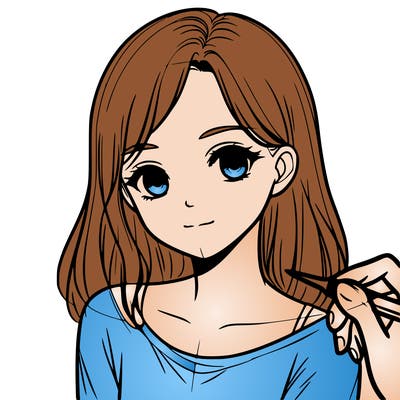 draw a realistic girl