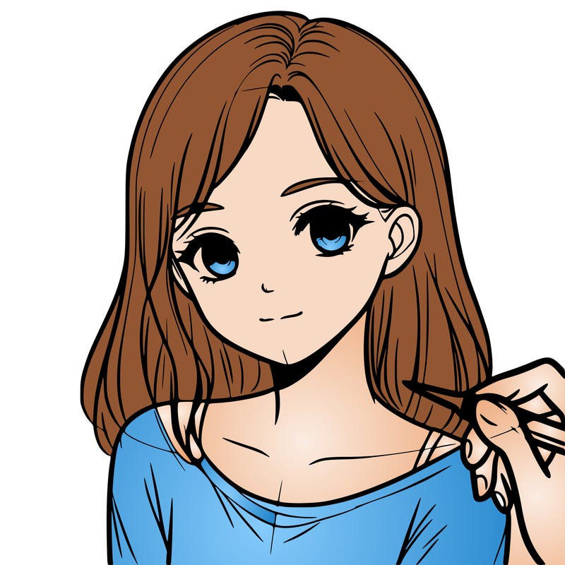 draw a realistic girl