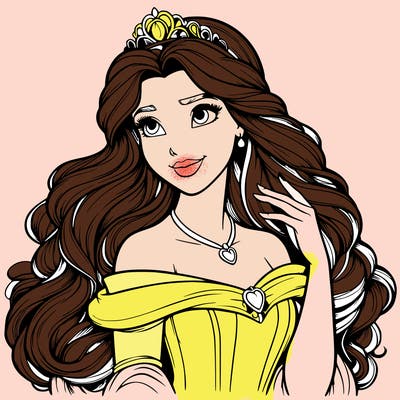 realistic disney princess