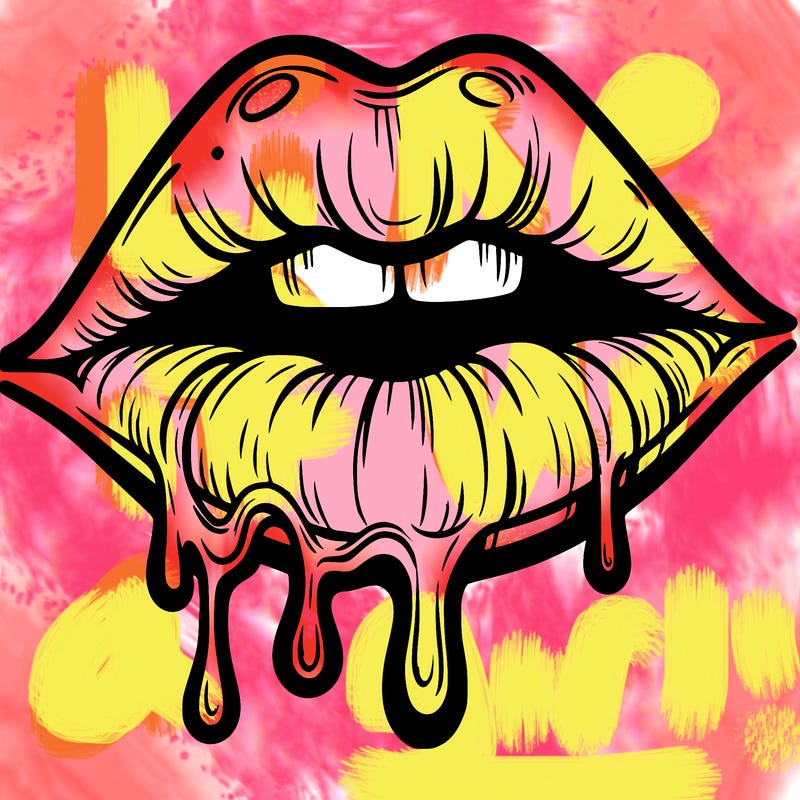 lips that look realistic and drip