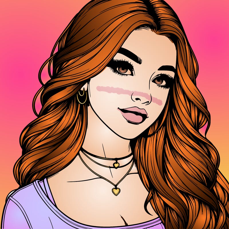 detailed realistic girl