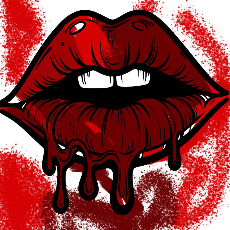 lips that look realistic and drip