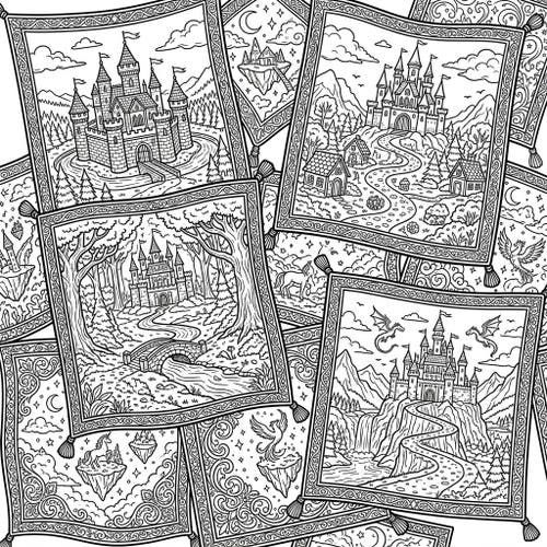 Fantasy Landscape Blankets