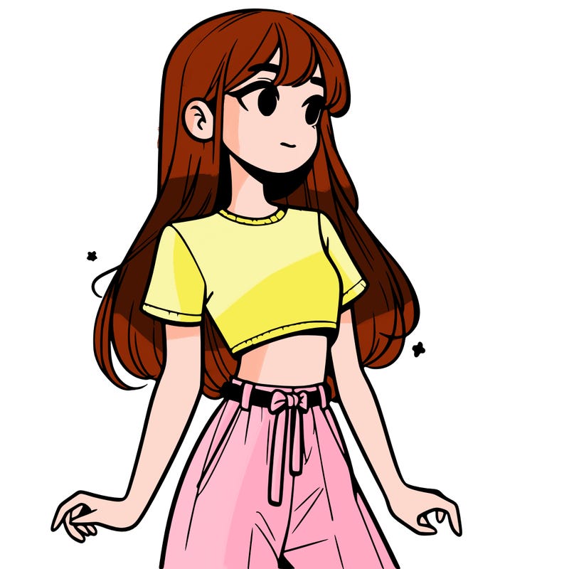 girl in a cute crop top