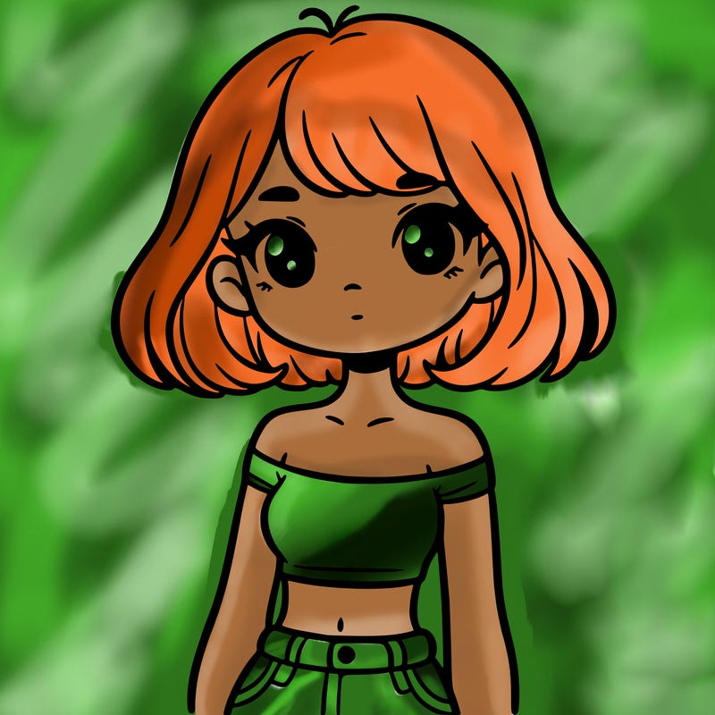 girl in a cute crop top