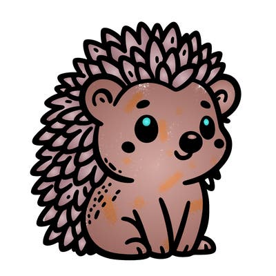 aesthetic hedgehog