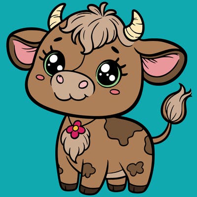 cute cow