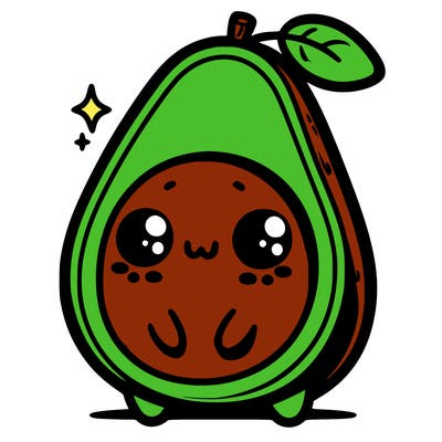 cute avocado