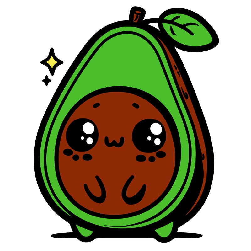 cute avocado