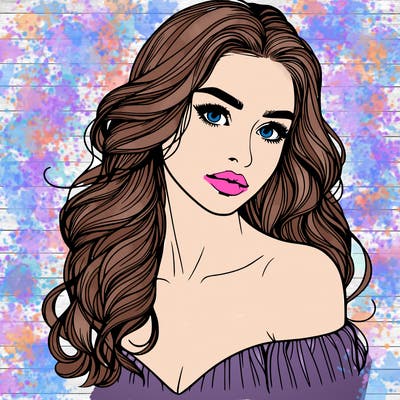 beautiful realistic girl