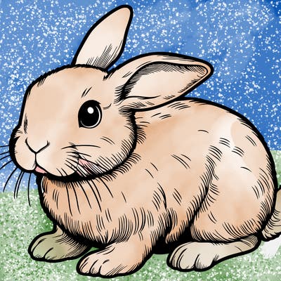 realistic bunny