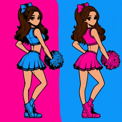 realistic cheerleader